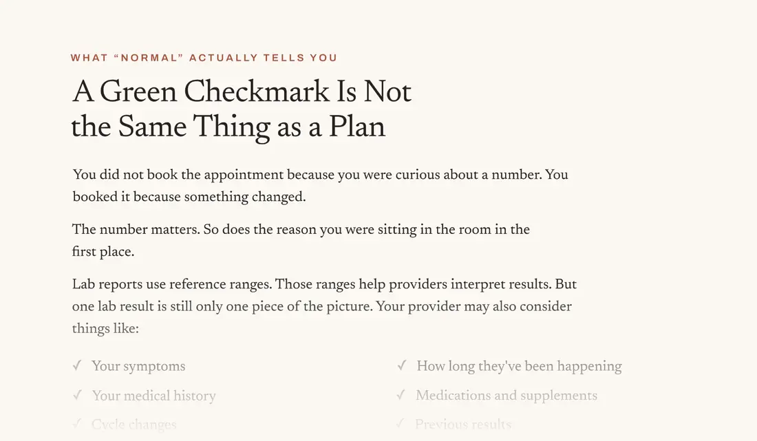 The top of the Truth Kit page titled A Green Checkmark Is Not the Same Thing as a Plan